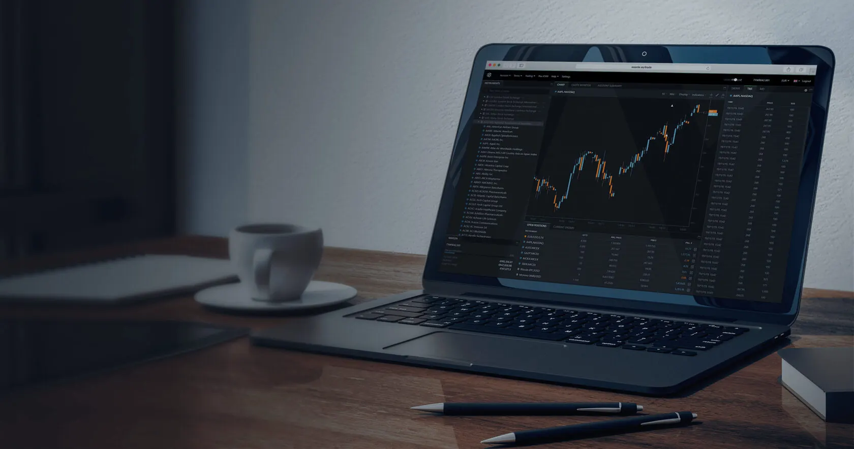 Global Invest — Trading interface