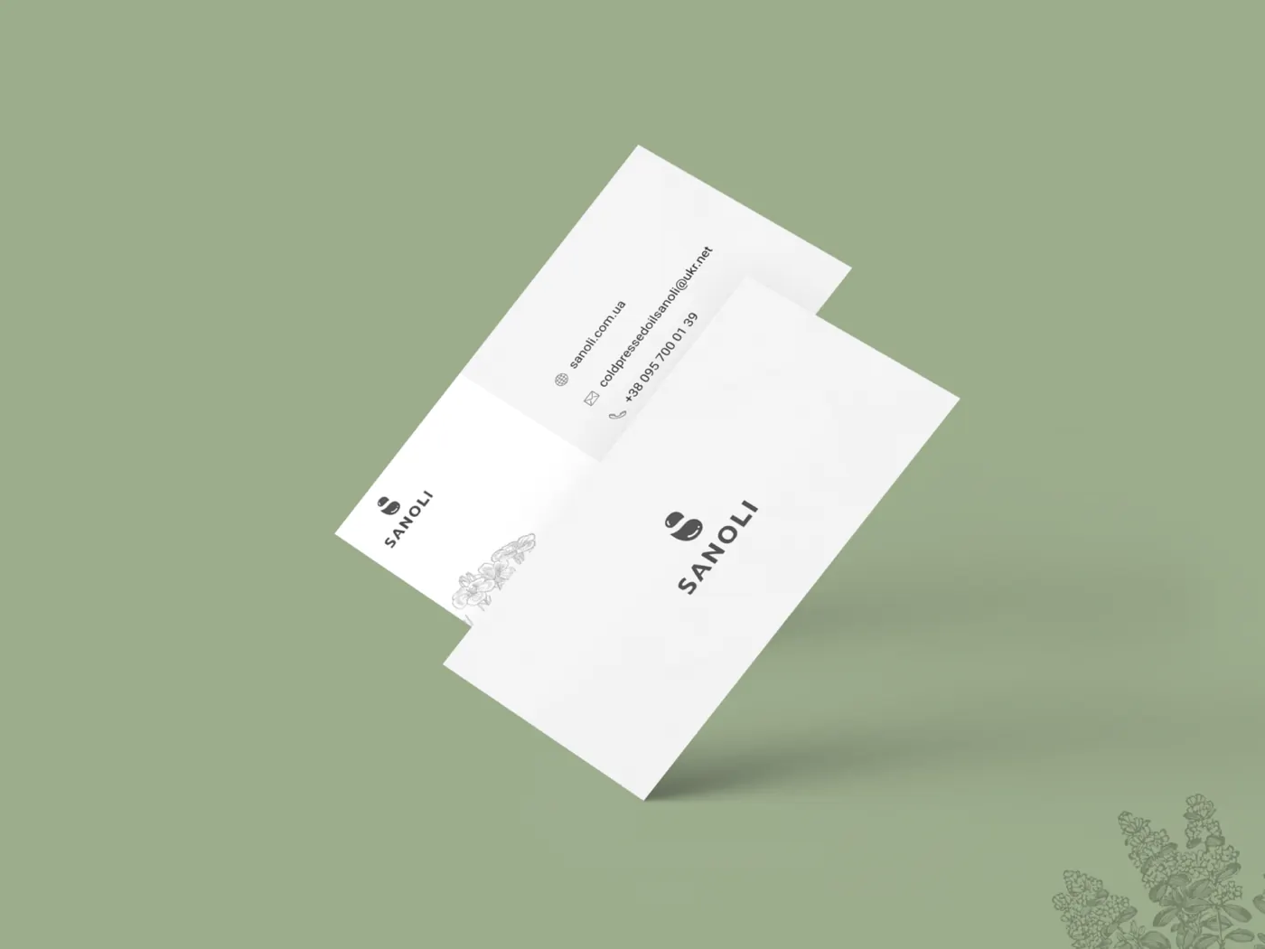 Sanoli Oil — Business cards