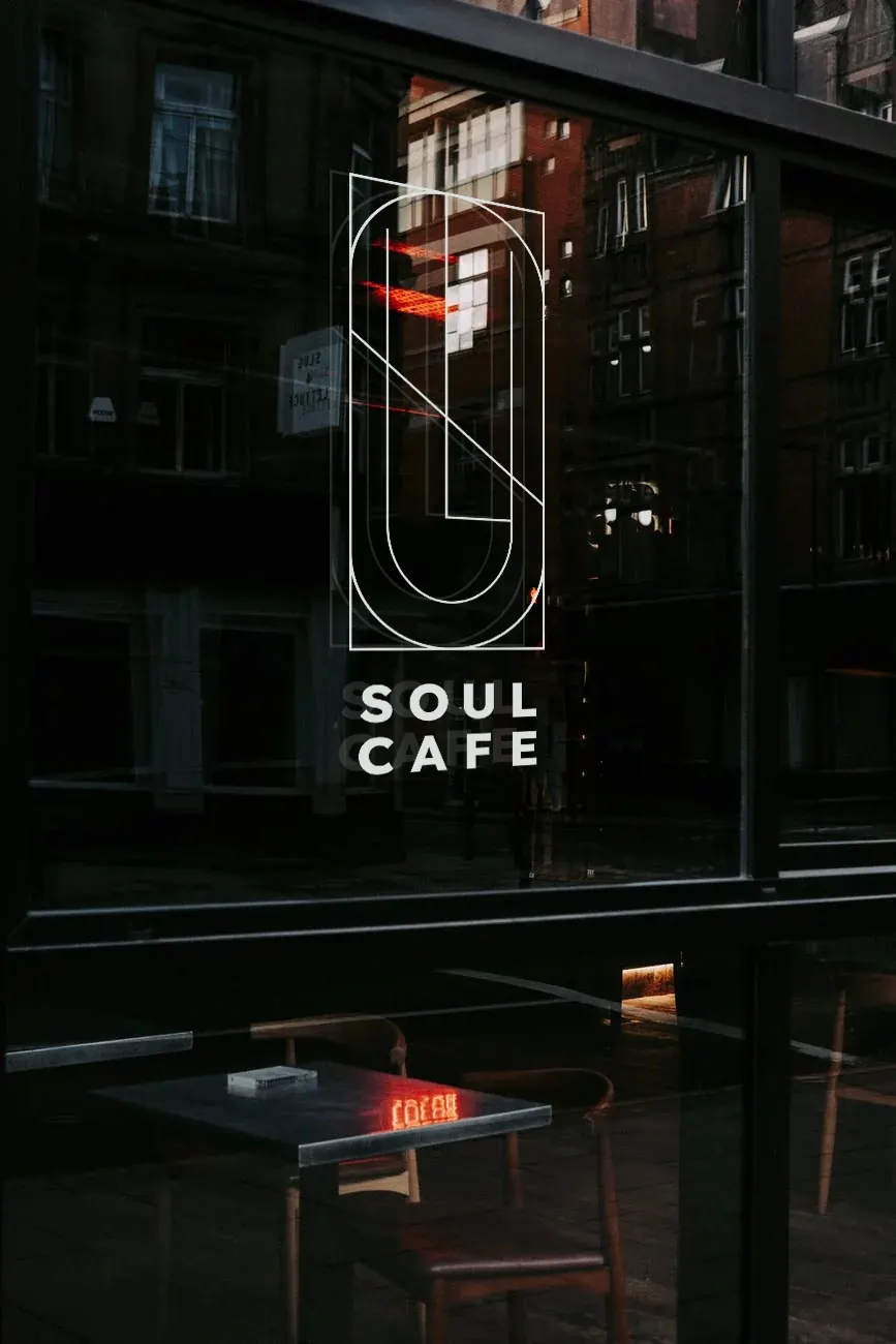 Soul Cafe — The sign at night